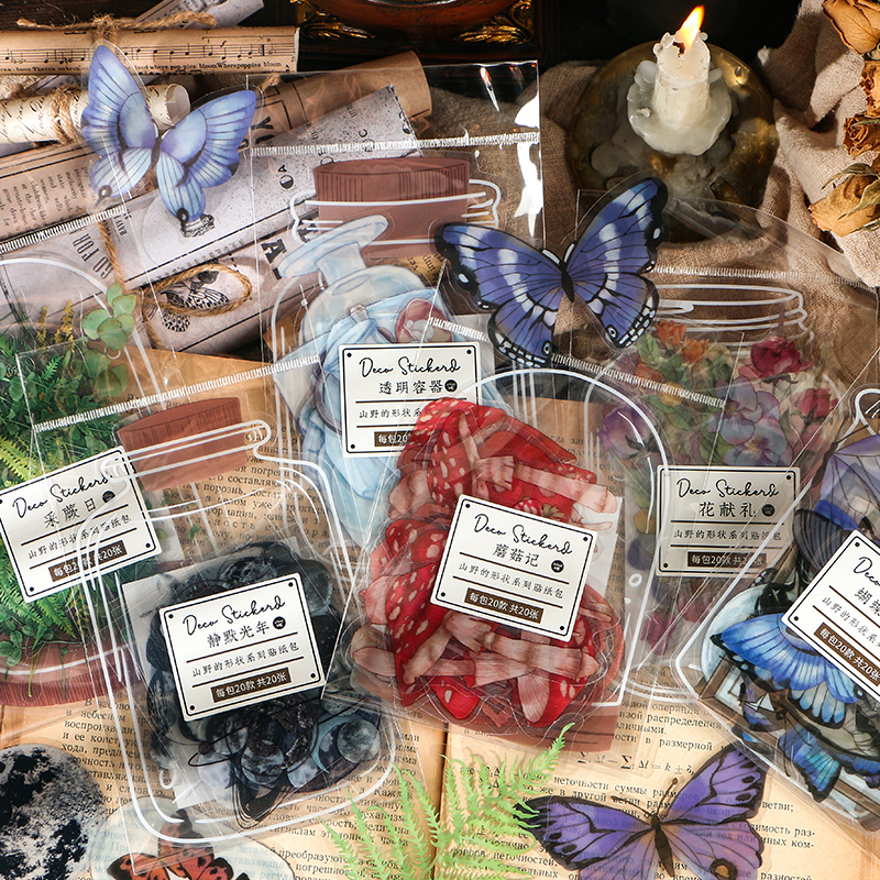 Infeel.me贴纸包山野的形状系列