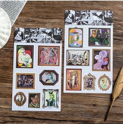 陌墨和纸贴纸一间美术馆系列