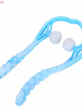 手动脖子滚轮肩颈背部按摩器