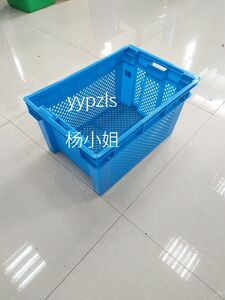 525-310错位筐 水产运输筐 水果蔬菜筐 塑胶筐  错位叠放周转B筐