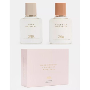 FIELDS ZARA 暮色田野浓香水NUDE 花束 2x30ml女士学生 秋冬新品