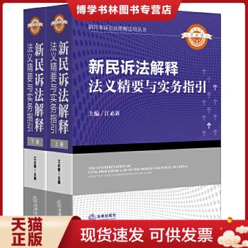 正版现货9787511875761新民诉法解释法义精要与实务指引（上下册）1451页-封面