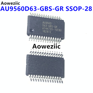 1个 AU9560D63-GBS-GR SSOP-28 USB 芯片 IC集成电路 全新原装