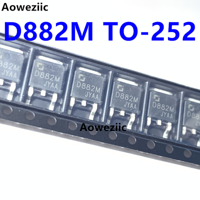 10个 D882M TO-252-2L 贴片 NPN 30V 3A 160~320 三极管(BJT)原装