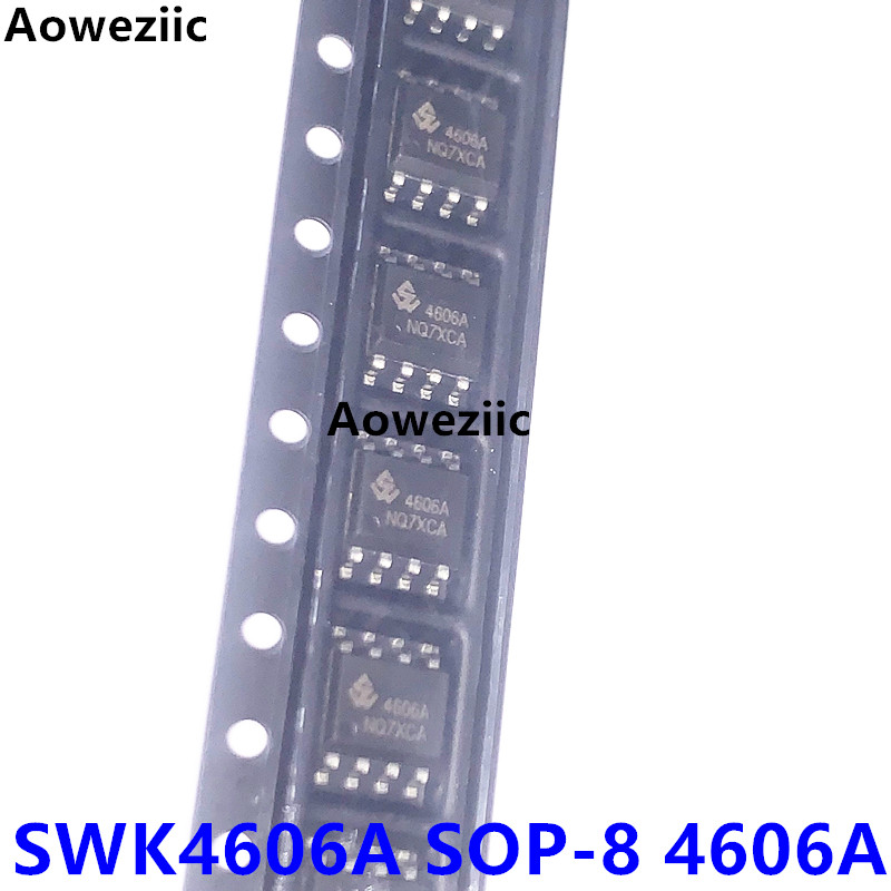 10个 SWK4606A SOP-8 4606A 30V互补增强型MOSFET 通用 4606 原装