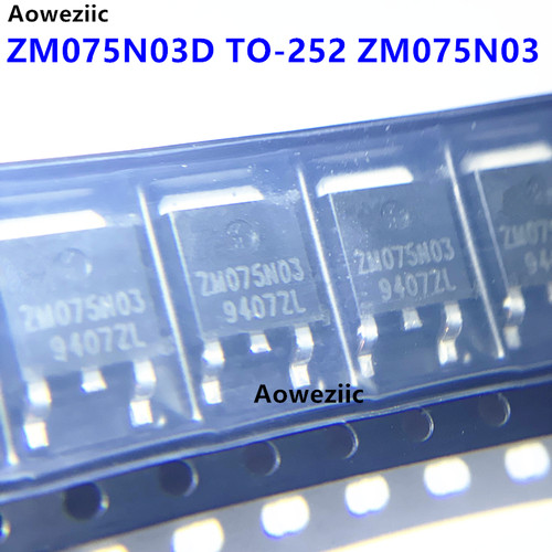 10个 ZM075N03D TO-252 ZM075N03 贴片三极管 场效应管 全新原装