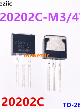 VI20202C-M3/4W TO-262AA 肖特基二极管 200V 10A VI20202C 全新