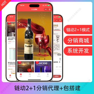 开源链动2+加1退休模式商城小程序设计二级三级分销3app直销