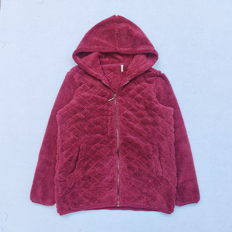 摇粒绒抓绒衣女士外套秋冬新款