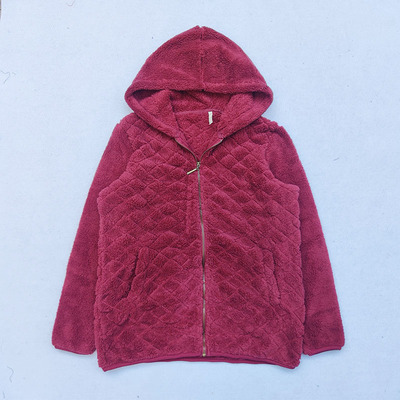 摇粒绒抓绒衣女士外套秋冬新款