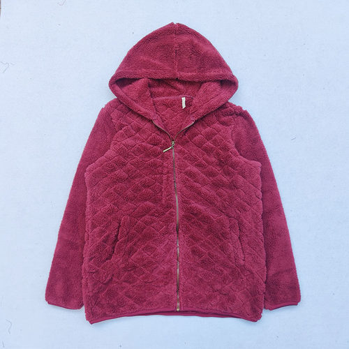 摇粒绒抓绒衣女士外套秋冬新款