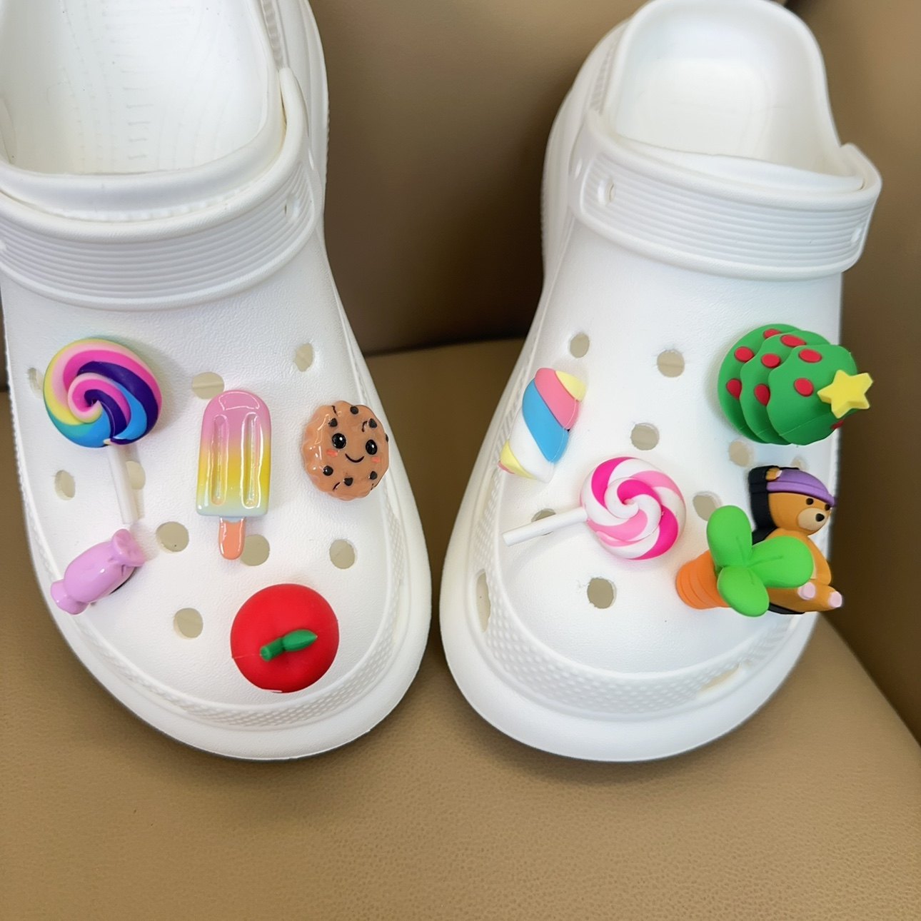 洞洞鞋花装饰扣男生通用DIY配件火影忍者四代目鸣人卡通动漫趣味