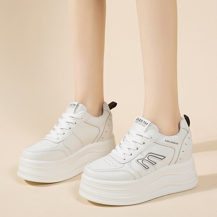 轻便学生松糕鞋2026春秋新款