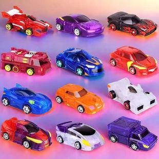 魔幻车神玩具魔幻对决三头神蛇凤凰要塞闪电盟卡变形骸骨车神