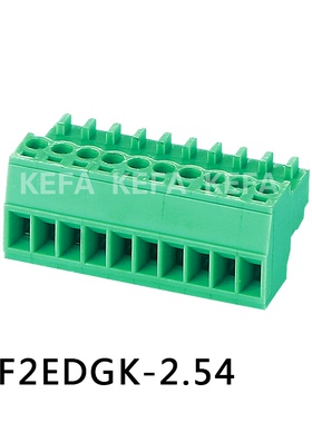 插拔式PCB接线端子15EDGK KF2EDGK 2.54mm MC 0.5 ST 连接器凤凰