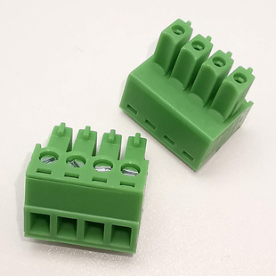 科发正品插拔式PCB接线端子绿色KF2EDGK 3.81mm MC1.5 ST接线头