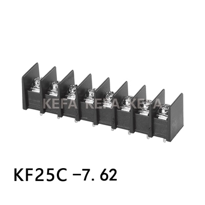 7.62mm20A栅栏式PCB接线端子KF25C中脚  S边脚 H高脚 L弯脚 M法兰