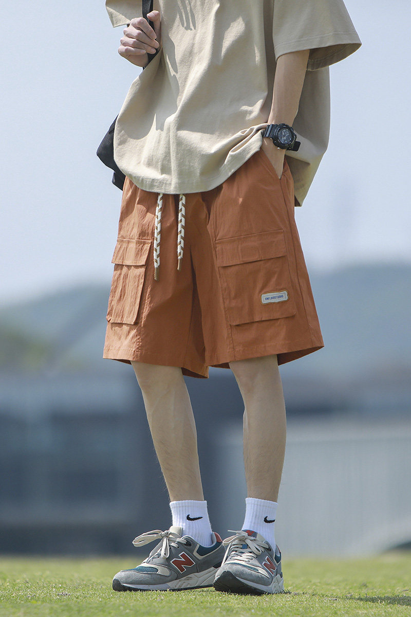 运动百搭潮流裤子2026男士短裤夏季休闲宽松五分裤-A881TP35控58,男装休闲裤,电商B241