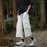 大口袋工装七分裤2026新款过膝短裤宽松休闲裤子-A1055TP30控58，男装休闲裤，电商B241