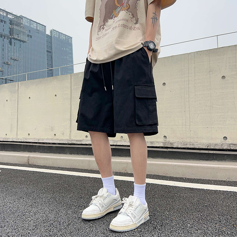工装短裤美式夏季休闲中裤宽松直筒机能五分裤子-A1056TP30控48,男装牛仔裤,电商B241
