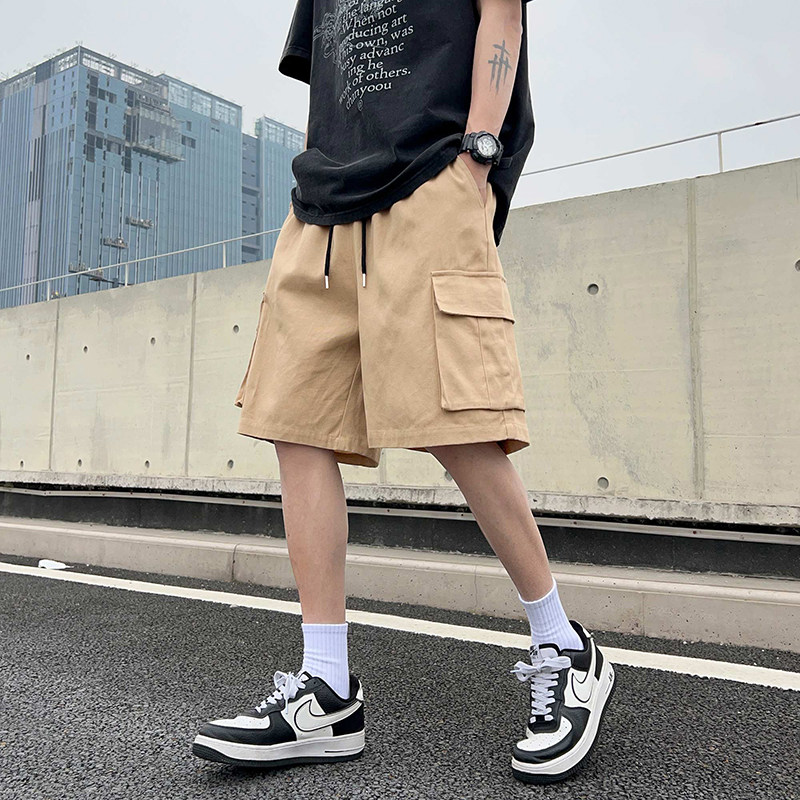 工装短裤美式夏季休闲中裤宽松直筒机能五分裤子-A1056TP30控48,男装牛仔裤,电商B241