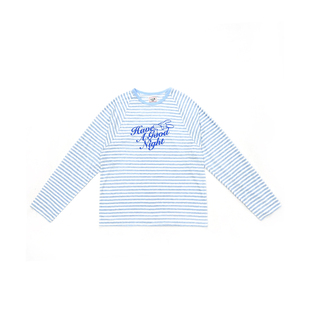 条纹长袖 Aveineil 联名限定 Toylate「Good Night」 T恤 for