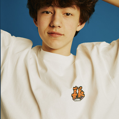 Aveineil印花圆领短袖T恤