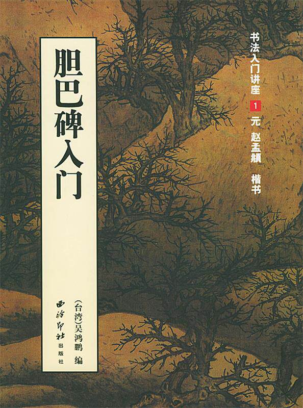 正版现货直发胆巴碑入门：元赵孟頫楷书法 吴鸿鹏 编著 9787805177618 西泠印社