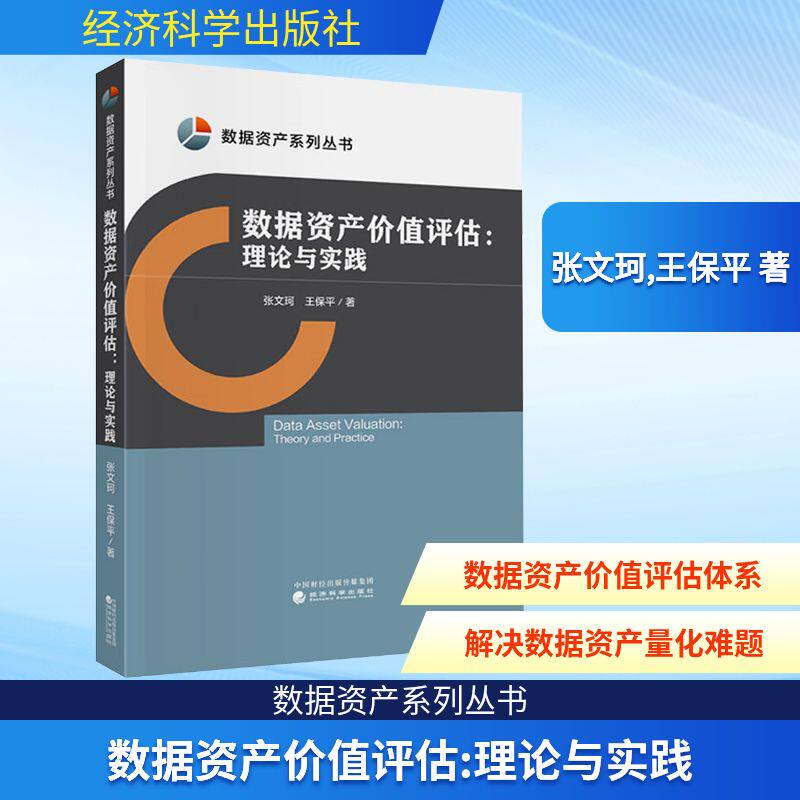 数据资产价值评估:理论与实践张文珂,王保平 著 软硬件技术专业科技经济科学出版社9787521868579