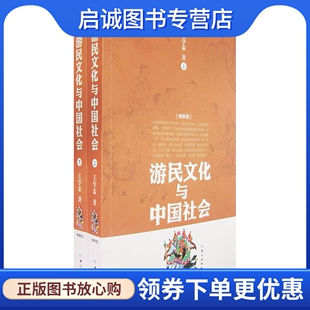 正版现货直发游民文化与中国社会(上下册)(全二册),王学泰,北京日报出版社（原同心出版社）9787807163602