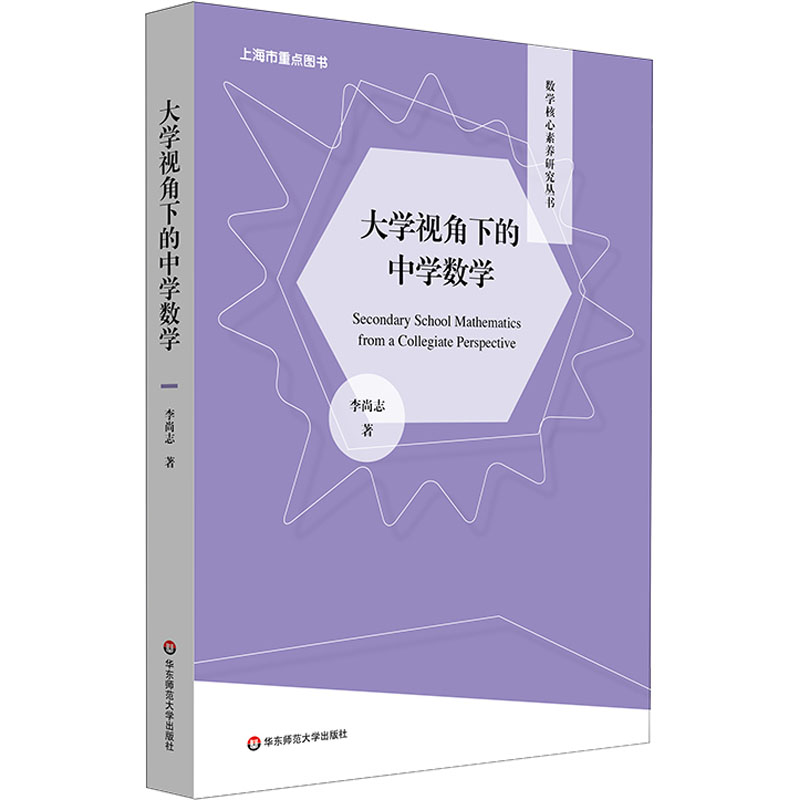 大学视角下的中学数学：李尚志 教学方法及理论 文教 华东师范大学出版社