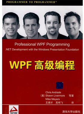 正版现货直发WPF高级编程 （美）安德拉德 等著,王德才,吴明飞 译 9787302183563 清华大学出版社
