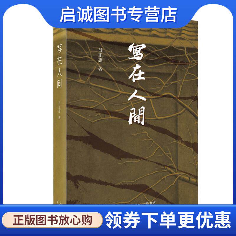 正版现货直发写在人间 吕正惠 9787108068491 生活·读书·新知三联书店