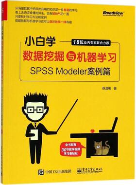 正版小白学数据挖掘与机器学习—SPSS Modeler案例篇 张浩彬 著 9787121338434 电子工业出版社