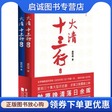 正版现货直发《大清十三行》,盛和煜 ,江苏文艺出版社9787539958927