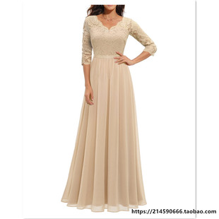 Chiffon Dresses Women Evening Dress for Wedding Party连衣裙