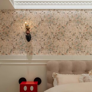 bambi小鹿斑比童趣女儿房墙纸现货 disney 英国原装 进口sanderson