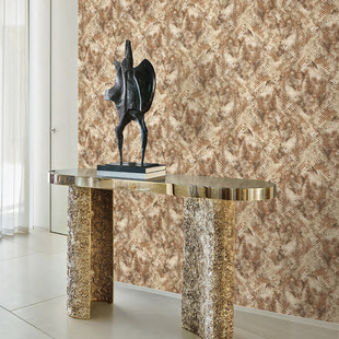 意大利深压纹原装进口墙纸 Roberto cavalli N9 蛇皮纹背景墙壁纸