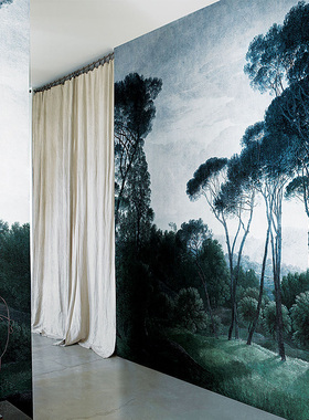 意大利Londonart进口订制壁画17084-1/2美式森林树木壁画