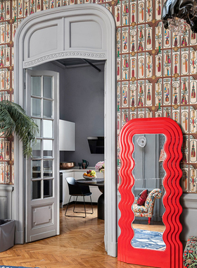 GARE DU NORD 罗马尼亚原装进口壁纸 彩色个性 列车 钥匙背景墙纸