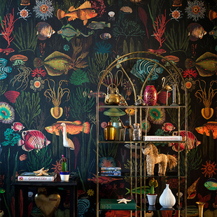 Mind the Gap罗马尼亚原装进口墙纸 WP20304 海洋生物 复古壁纸