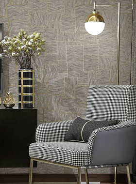 现代简约几何方块 锦时 Good Time墙纸Surging卧室客厅背景墙壁纸