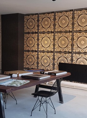 德国原装进口墙纸 37055-1 37055-2 37055-3 -4 -5 方框圈圈壁纸