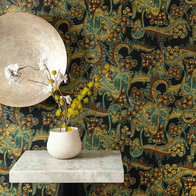 Behang Kimono Kimora Spicy 比利时进口墙纸 个性客厅卧室壁纸