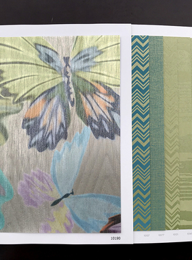 意大利Sirpi进口壁纸 10190 10191 蝴蝶花卉背景墙壁画墙纸