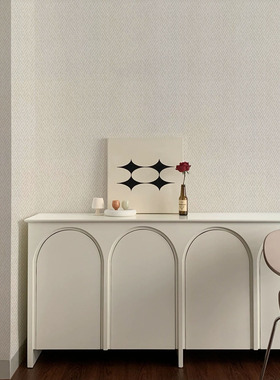 德国marburg原装进口 现代奶油风人字纹编织感客厅卧室背景墙壁纸