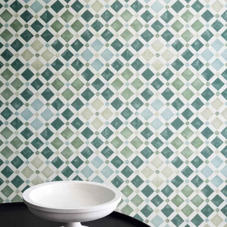 英国进口壁纸 113/11032/11033/11034/11035 北欧格子Zellige墙纸