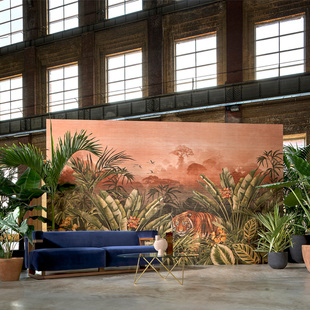 客厅背景墙纸丛林老虎壁画 72001 比利时ARTE原装 进口墙纸72000