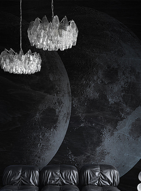 意大利Londonart进口订制壁画18067-1/2/3月亮个性月球无纺布壁纸