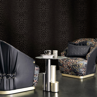 意大利进口墙纸豹纹壁纸